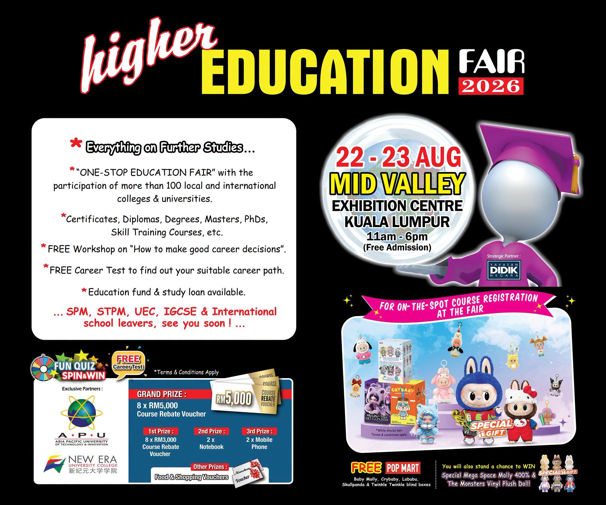 You are currently viewing Education & Further Studies Fair (HEF) 2026 Tampilkan Peluang Pendidikan dan Kerjaya di Bawah Satu Bumbung